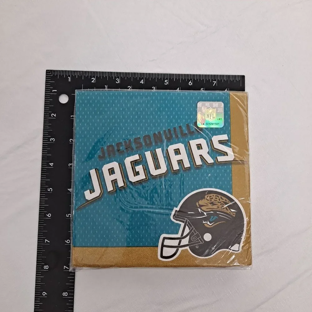 NFL Jacksonville Jaguars Napkins Design Wear 36 Count